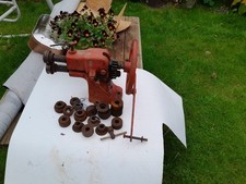 Small Vintage Swaging Machine With Several Sets of Wheels