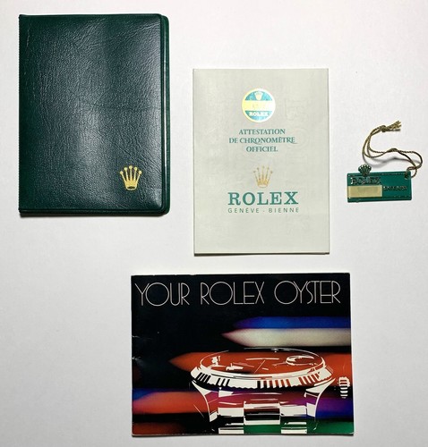 1983 rolex oyster certificate - 1983,