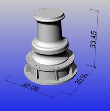 Model boat fitting -Tug / OSV