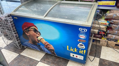 Ice cream display freezer - ice,