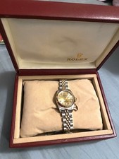 Rolex 69173G Datejust Ladies Two Tone Diamond Dial 26mm