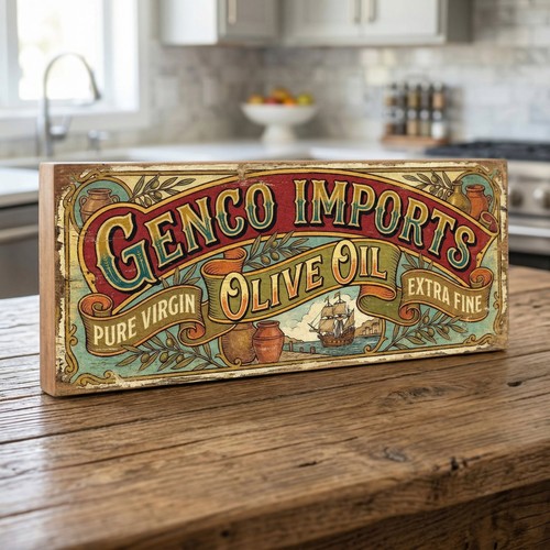 Genco imports olive - olive, ornate