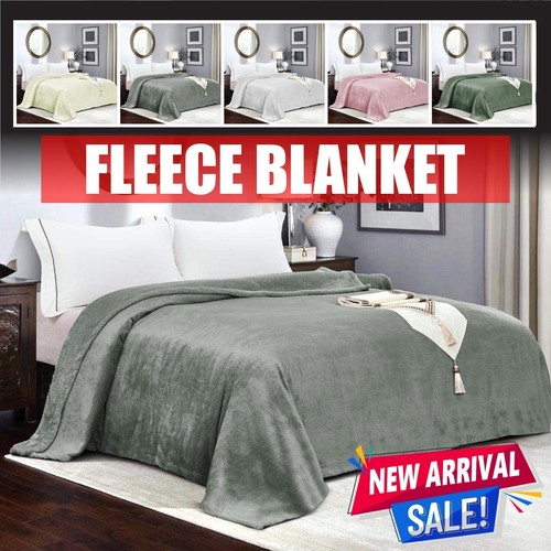 Large blanket fleece throw - blanket,