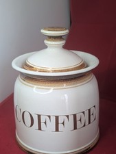 Large Iden pottery coffee jar