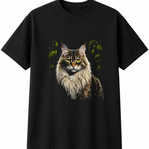 Anime maine coon cat mens - anime,