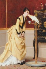 7x5 print victoriran lady - print,