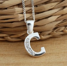 Solid 925 Sterling Silver CZ