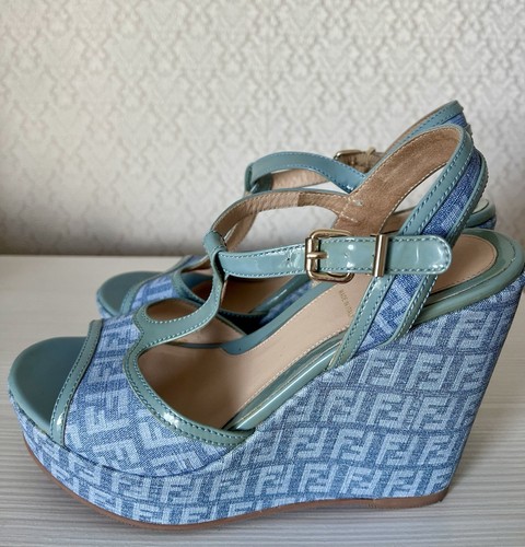 Fendi wedge shoes - fendi, sandals