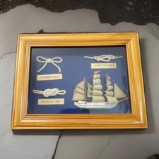 Framed Nautical Ship Sailor