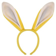 Yellow Bunny Ears on Headband