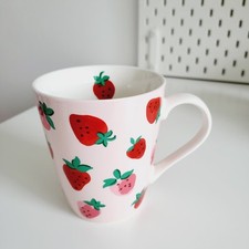 Cath Kidston Strawberries Pink Stanley Mug Rare Collectors Discontinued