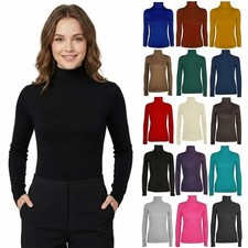 Ladies womens polo neck - polo, roll