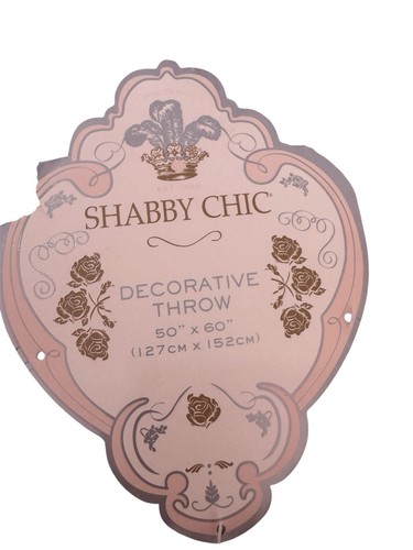 Shabby chic decorative throw - shabby,