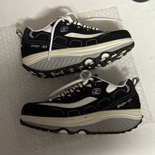 Skechers Shape Ups Black White