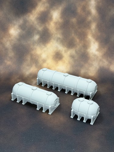 Fuel oil tanks set - 02, scatter