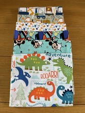 Various Style Of Fat Quarters (diggers, Micky Mouse, Dinosaurs)