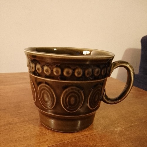 Vintage tams ware teacup dark - ware,