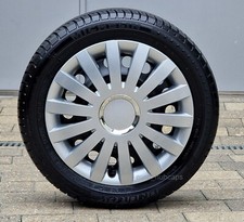 Wheel trims 14 inch  to fit Vw Polo, Lupo ,Fox   + badges