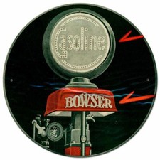 BOWSER GASOLINE 28" ROUND