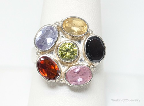 Vintage multi gem - vintage, sterling