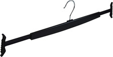 10 Black Plastic Expandable