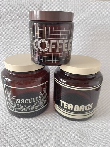 Vintage glass storage jars 3 - storage,