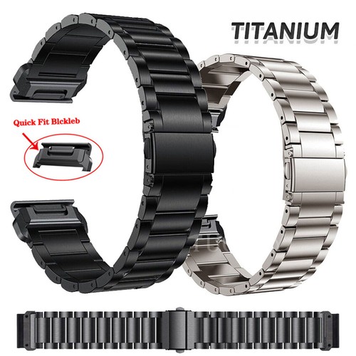 Titanium metal watch strap - metal,