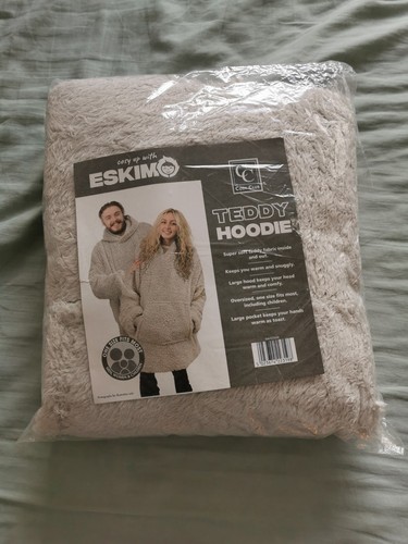 Teddy hoodie indoor - teddy, blanket