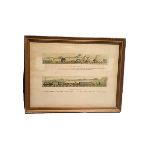 Train print framed a - ,,