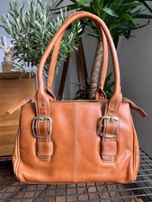 Clarks Tan Leather Shoulder bag Handbag