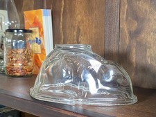 Vintage glass rabbit jelly