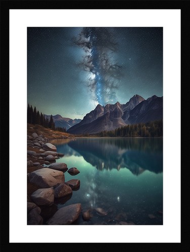 Nostalgic milky way framed - nostalgic,