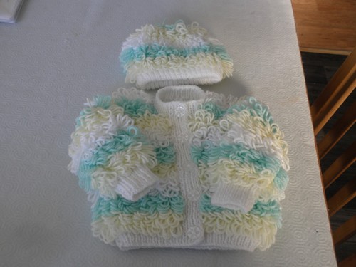 Baby loopy cardigan - cardigan, and
