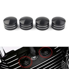 4x Head Bolt Covers For Harley
