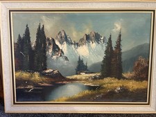 Large Vintage Oil Painting