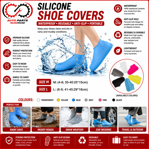 Waterproof silicone overshoes - waterproof,
