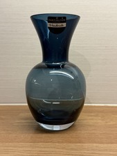 Dartington Blue Glass Small Vase