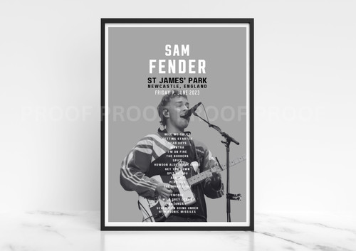 Sam fender inspired james - sam, st