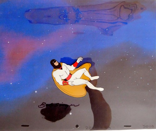 Space ghost production cel - ghost,