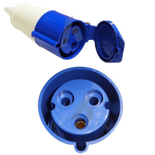 Amp pin 240v - 240v, socket