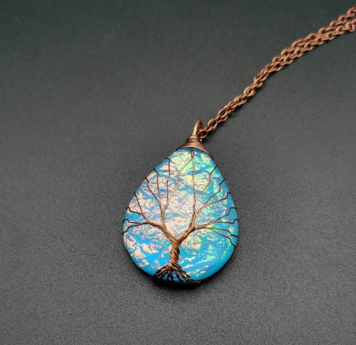 Life tree necklace pendant - tree,