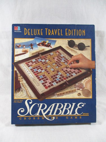 Scrabble deluxe travel edition - deluxe,
