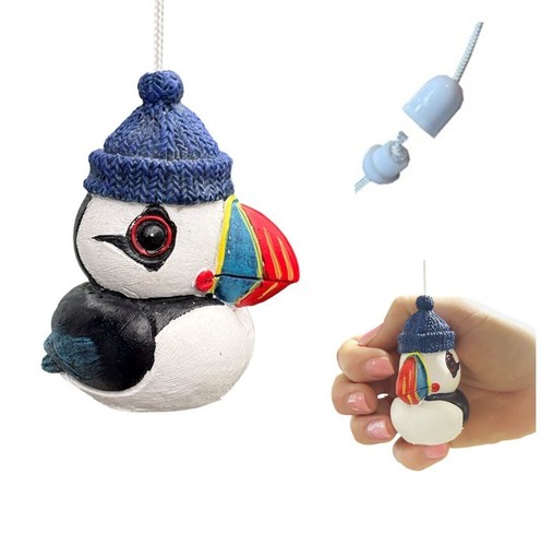 Large puffin light - light, with