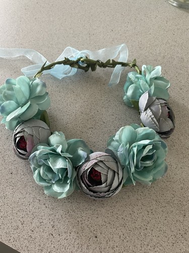 Flower girl crystal crown - girl,