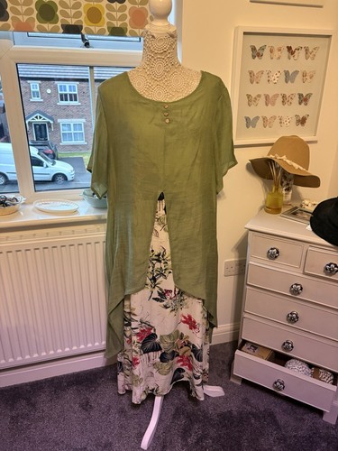 Zanzea green mix floral maxi - green,