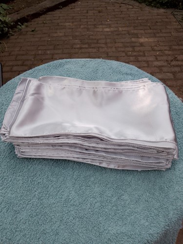 Silver chair sashes - silver,