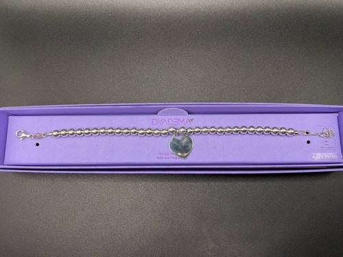 Sterling silver ball bracelet - silver,