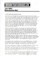 Derann Super 8mm Newsletter