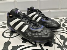 Vintage Adidas Santiago Liga Men’s SG Leather Football Boots UK Size 11.5 EU 47