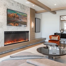 40 inch LED Fireplace Wall